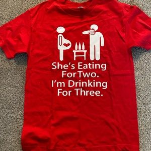 Men’s Shirt Funny Baby Announcement For Dad NEW